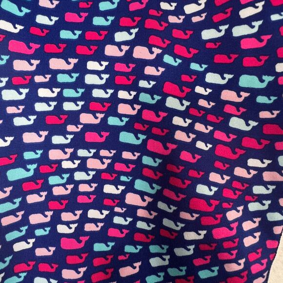 Vineyard Vines Womens All Over Whale Print Performance Leggings M Capri Athletic - Picture 4 of 9